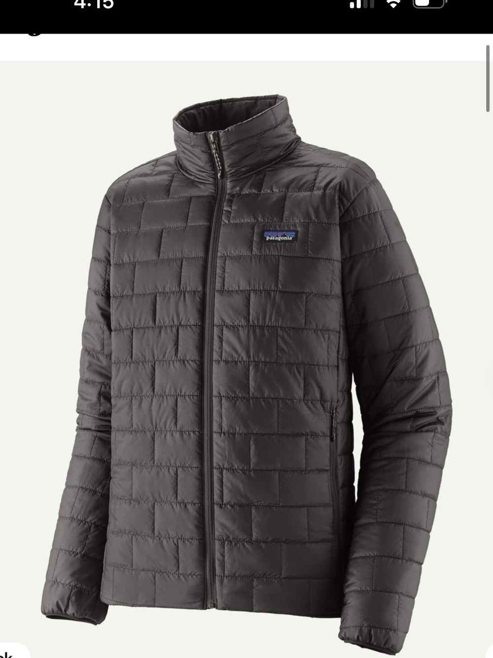 Patagonia Men's Quilted Puffer Jacket Black - Men’s Medium